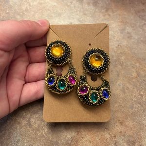 Mary Frances CLIP-ON earrings
